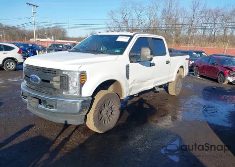 2019 Ford F-250 Xl z USA, uszkodzony, nr VIN 1FT7W2B62KEE99996